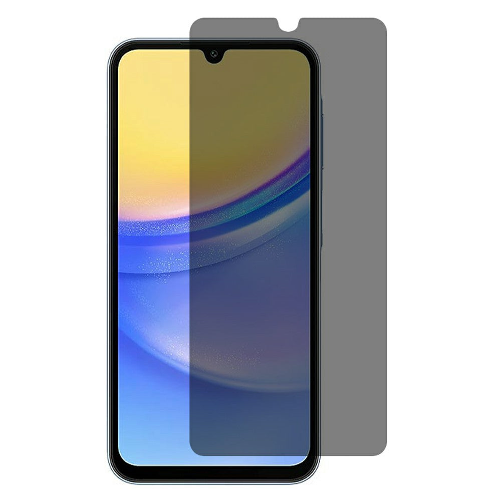 For Samsung Galaxy A16 5G / A16 4G Anti-Spy Screen Protector Full Glue Silk Print Black Edge Tempered Glass Film