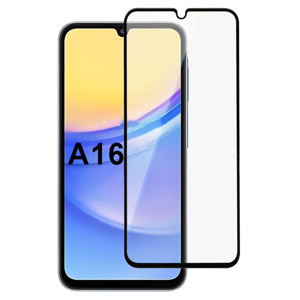 For Samsung Galaxy A16 5G / A16 4G High Aluminum-Silicon Glass Screen Protector 2.5D Silk Printing