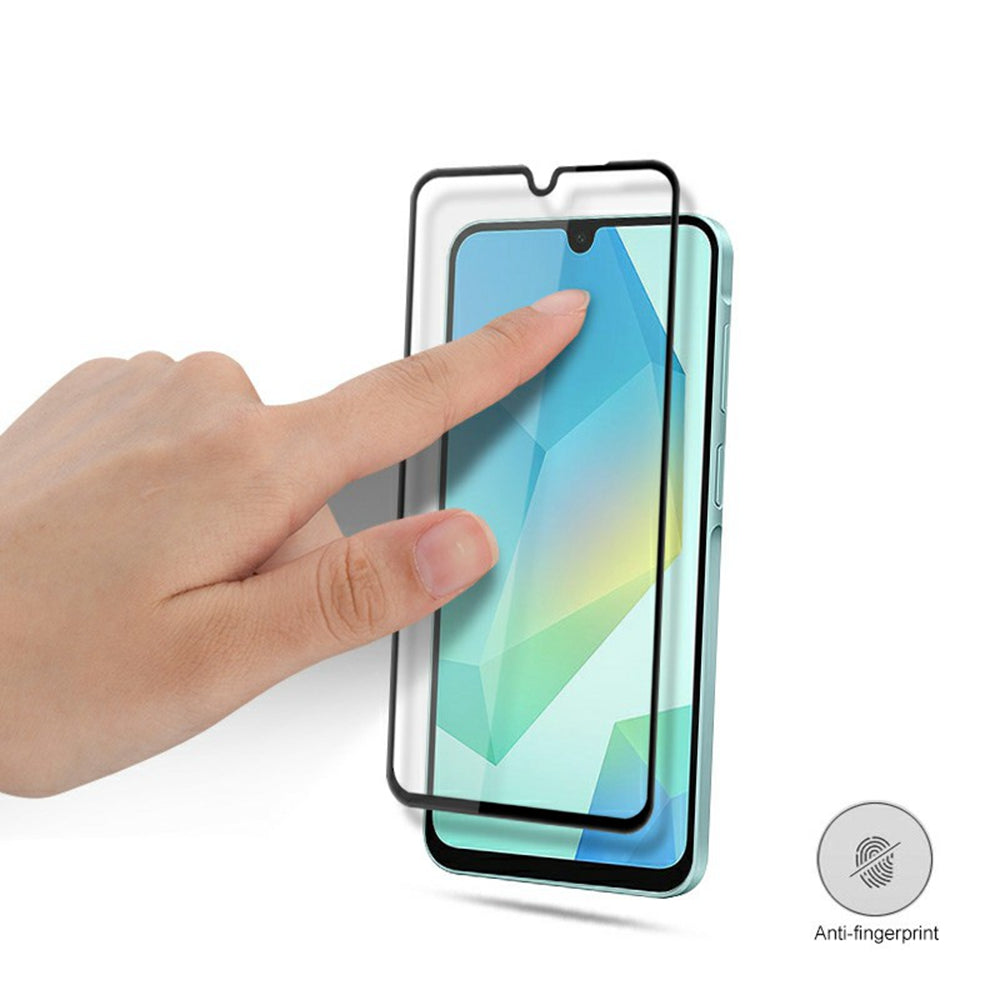 AMORUS For Samsung Galaxy A16 5G / A16 4G Screen Protector Anti-Shatter Tempered Glass Film - Black