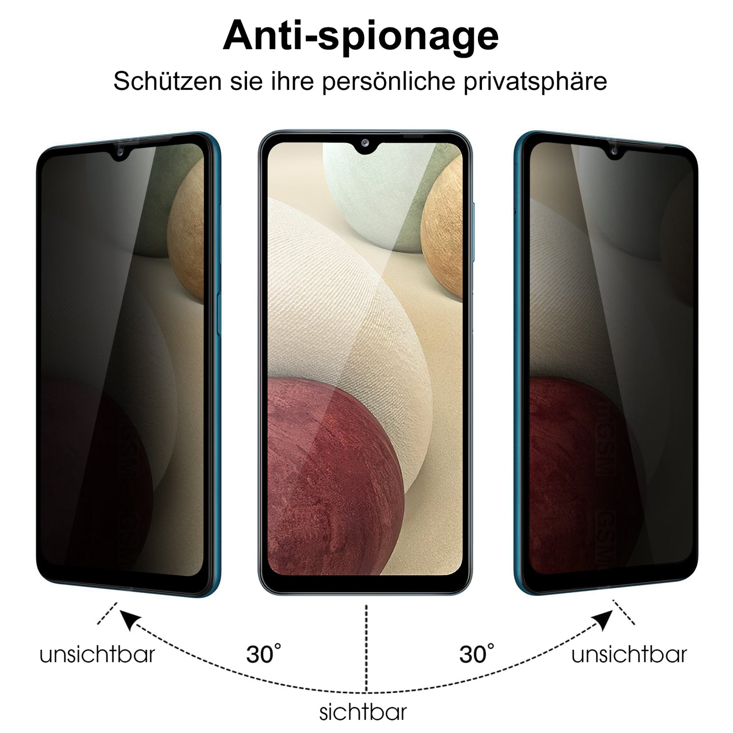 For Samsung Galaxy A16 5G  /  4G Tempered Glass Screen Protector 2.5D Arc Edge Anti-Spy Film