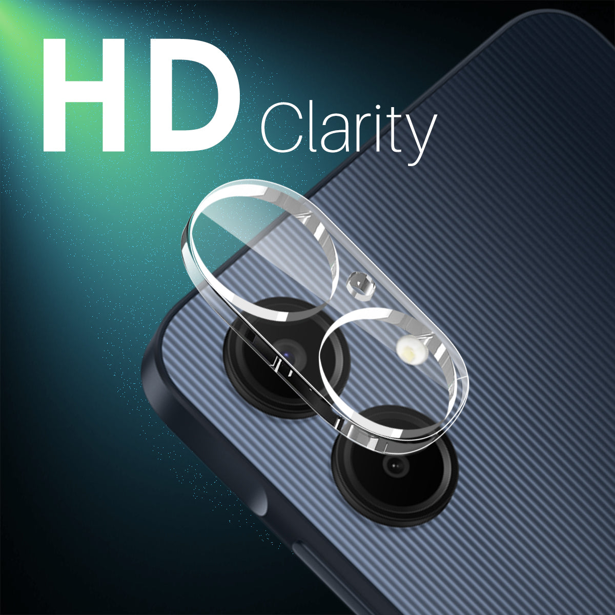 NORTHJO For Samsung Galaxy A06 Camera Lens Protector Tempered Glass HD Clear 3D Full Coverage