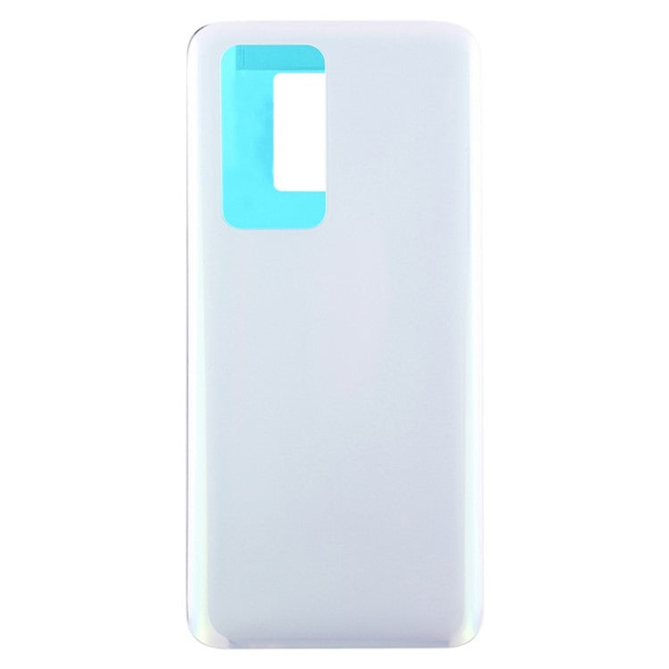 For Huawei P40 Pro Back Battery Housing Cover Replacement (without Logo) - White