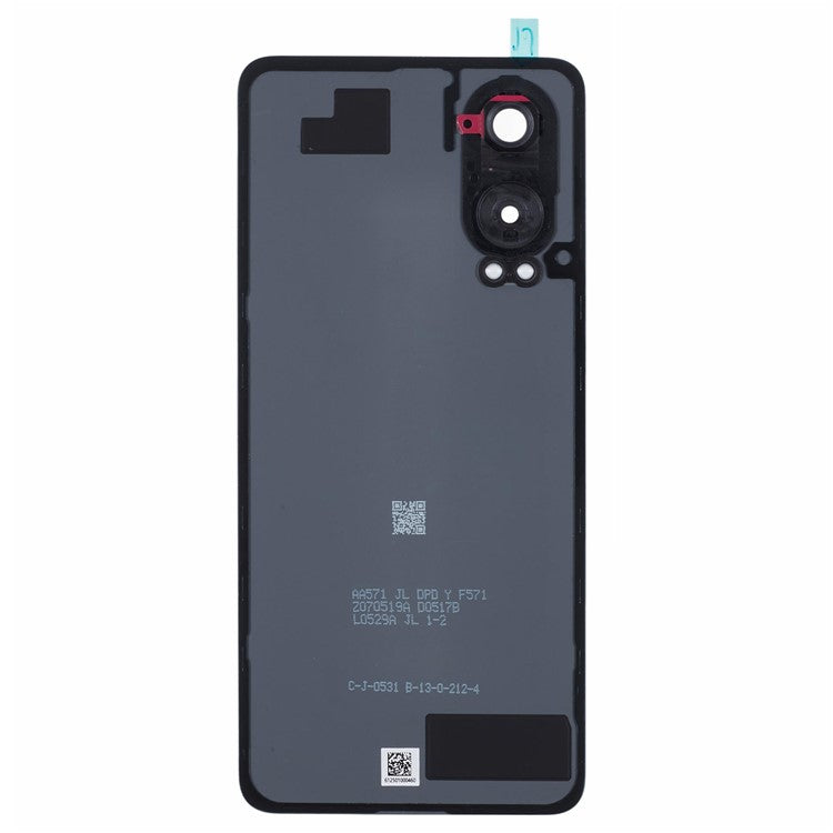 For OnePlus Nord CE4 Lite 5G OEM Battery Housing with Adhesive Sticker + Camera Lens Cover - Blue