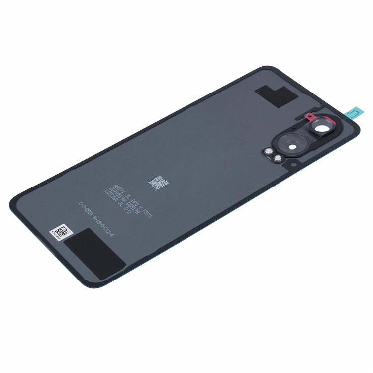 For OnePlus Nord CE4 Lite 5G OEM Battery Housing with Adhesive Sticker + Camera Lens Cover - Blue