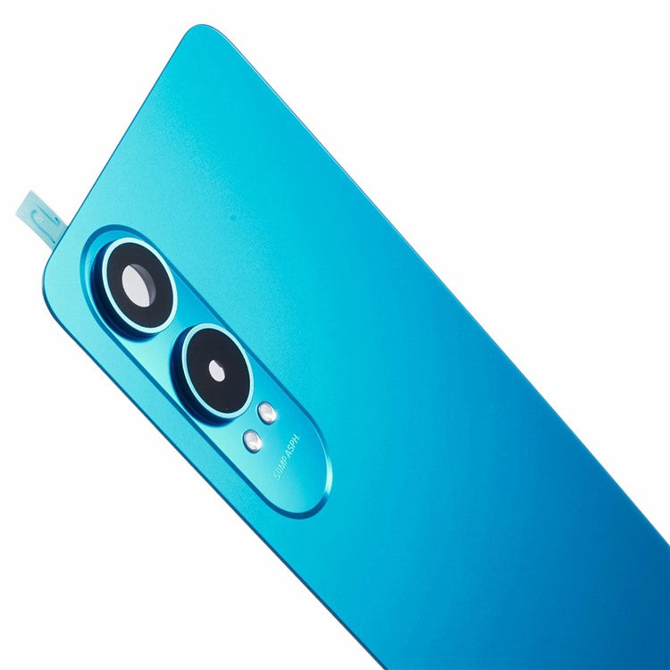 For OnePlus Nord CE4 Lite 5G OEM Battery Housing with Adhesive Sticker + Camera Lens Cover - Blue
