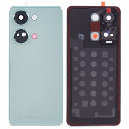For OnePlus Nord CE3 5G OEM Battery Housing with Adhesive Sticker + Camera Lens Cover - Green