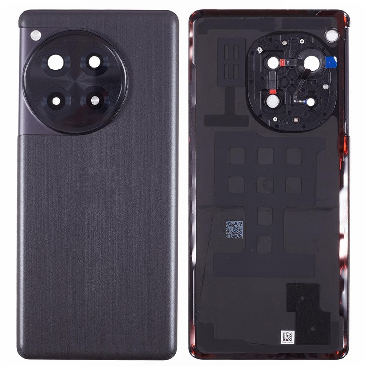 For OnePlus 12R 5G OEM Battery Housing with Adhesive Sticker + Camera Lens Cover - Grey