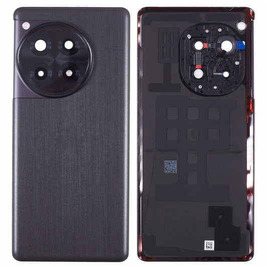 For OnePlus 12R 5G OEM Battery Housing with Adhesive Sticker + Camera Lens Cover - Grey