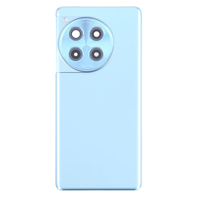 For OnePlus 12R 5G OEM Battery Housing with Adhesive Sticker + Camera Lens Cover - Blue