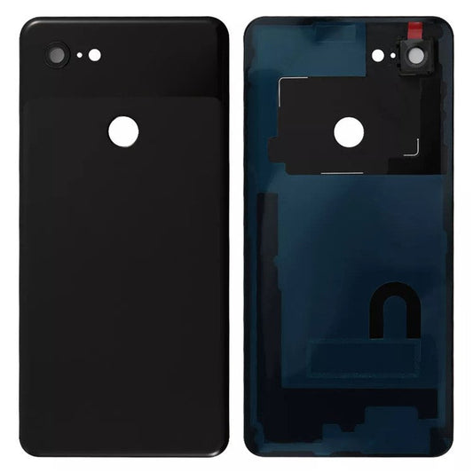 For Google Pixel 3 OEM Battery Housing with Camera Lens Cover Replacement Part - Black