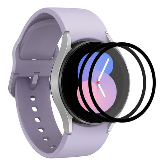 ENKAY HAT PRINCE 2Pcs / Set Tempered Glass Screen Protector for Samsung Galaxy Watch 5 40mm Scratch-Proof 9H Screen Film Silk Printing Full Coverage HD Screen Protector