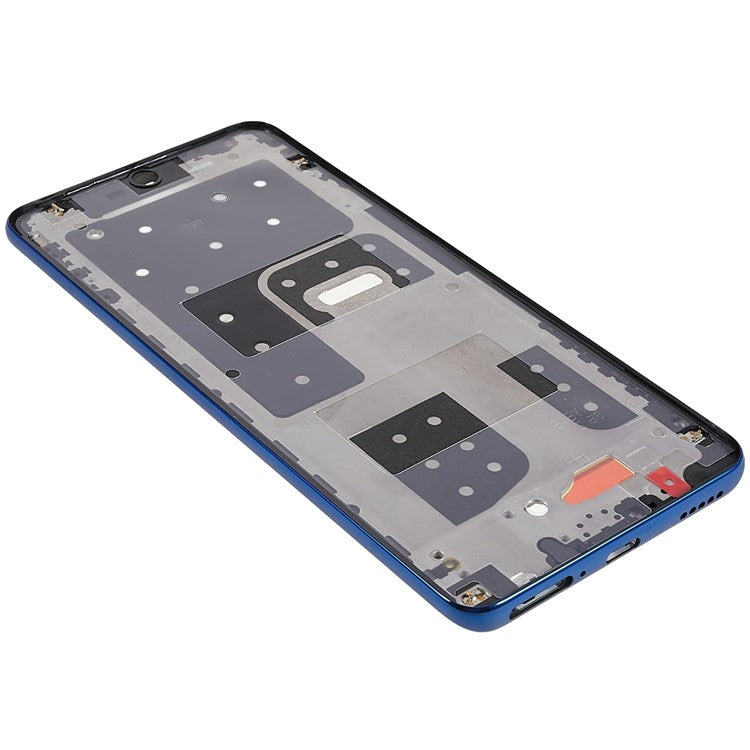 For Honor X9 4G / X9 5G / X30 5G OEM Front Housing Frame Repair Part (without Logo) - Blue