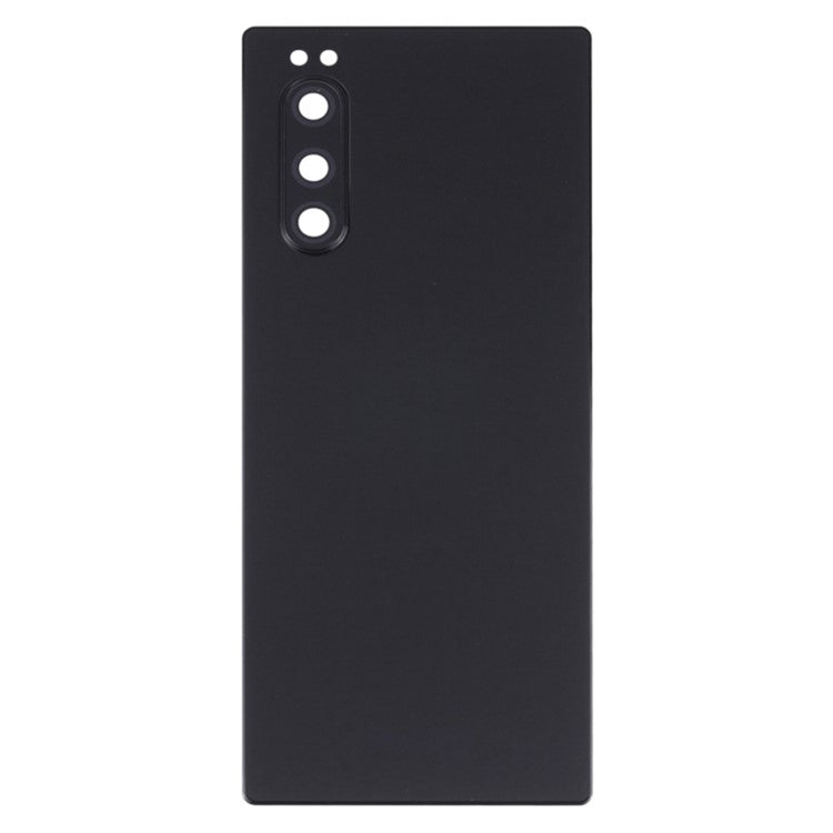 For Sony Xperia 5 OEM Battery Housing Cover Repair Part + Camera Lens Cover - Black