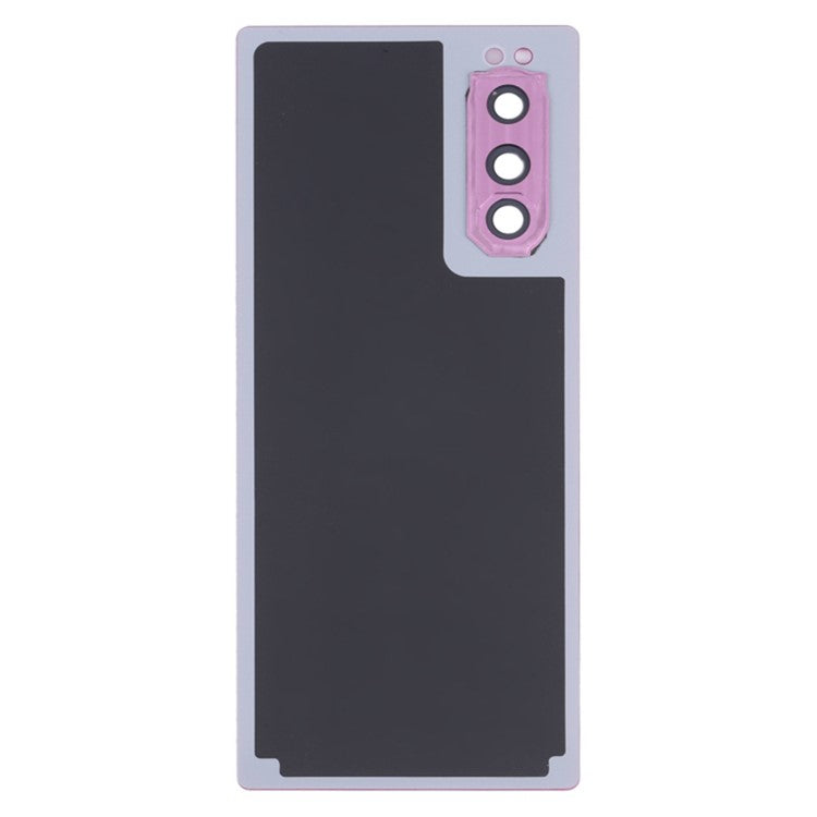 For Sony Xperia 5 OEM Battery Housing Cover Repair Part + Camera Lens Cover - Red