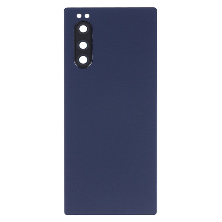 For Sony Xperia 5 OEM Battery Housing Cover Repair Part + Camera Lens Cover - Blue