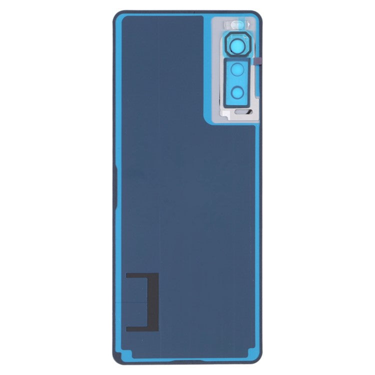 For Sony Xperia 10 II OEM Battery Housing Cover Repair Part + Camera Lens Cover - White