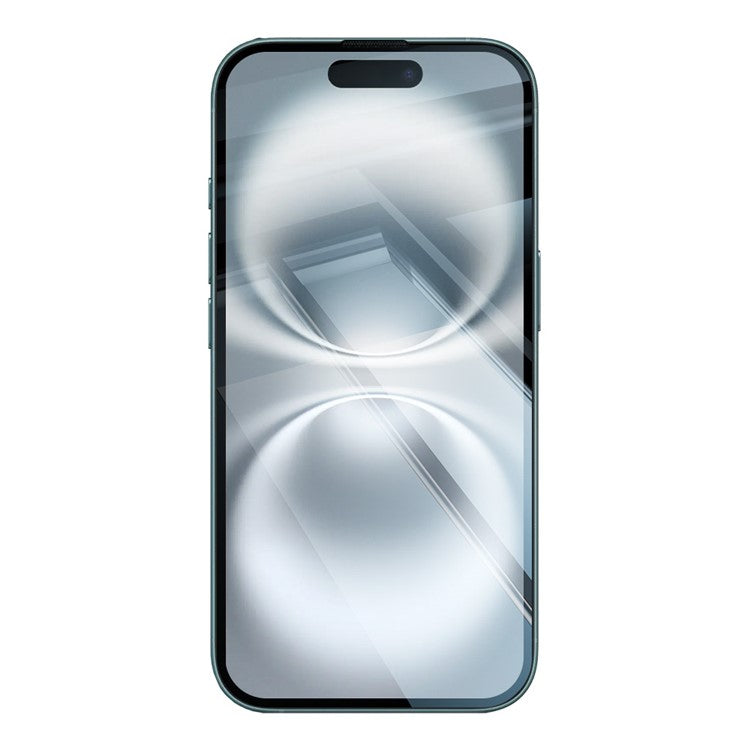 RURIHAI For iPhone 16 Plus Case Clear TPU Phone Cover with Easy Installation High Aluminium-Silicon Glass Film