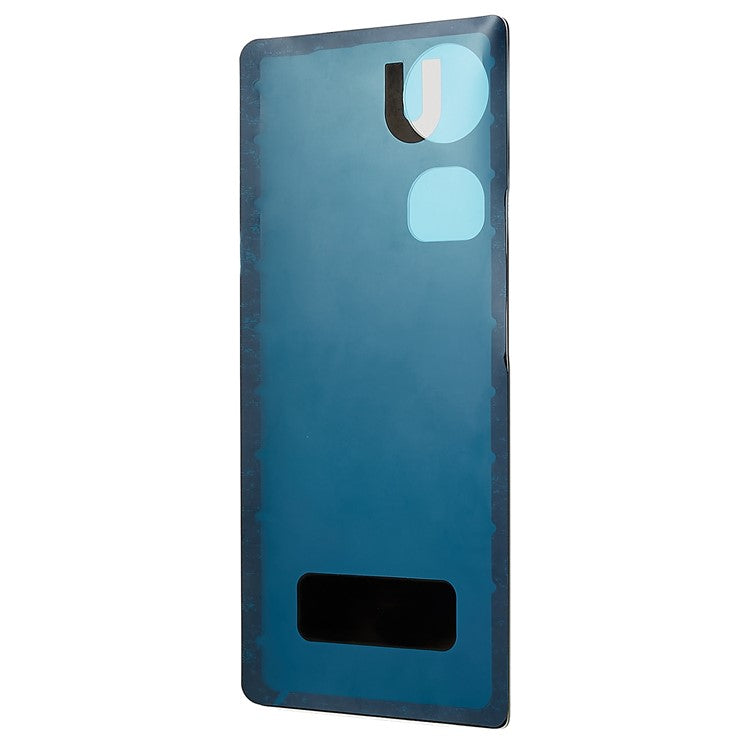 For Honor 70 5G Battery Housing Cover with Adhesive Sticker Replacement Parts - Crystal Silver
