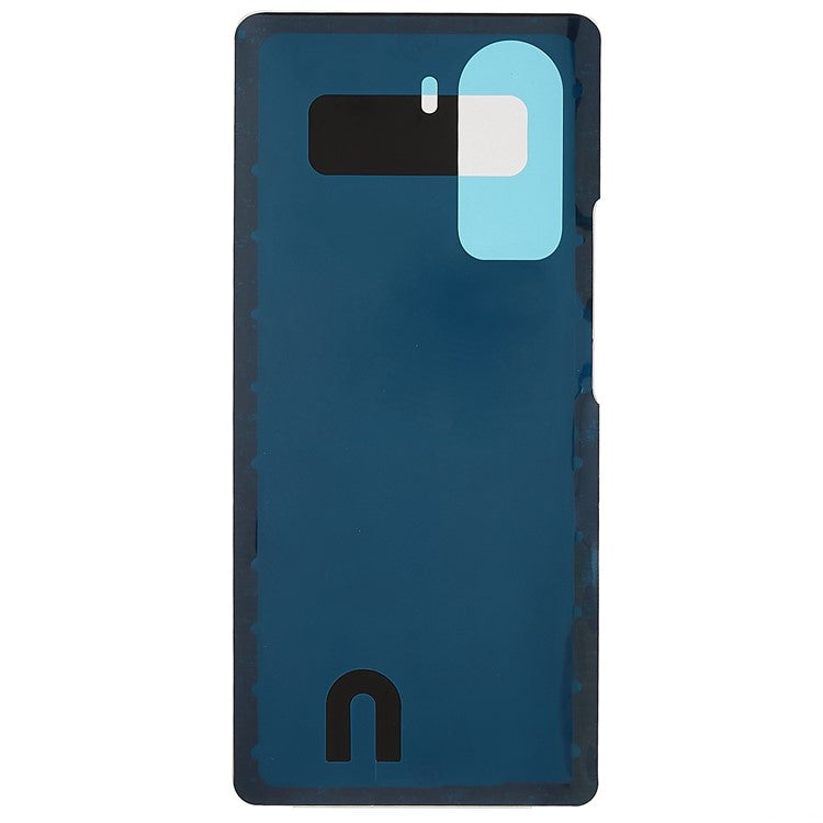 For Honor 60 5G Battery Housing Cover with Adhesive Sticker Replacement Parts - Black