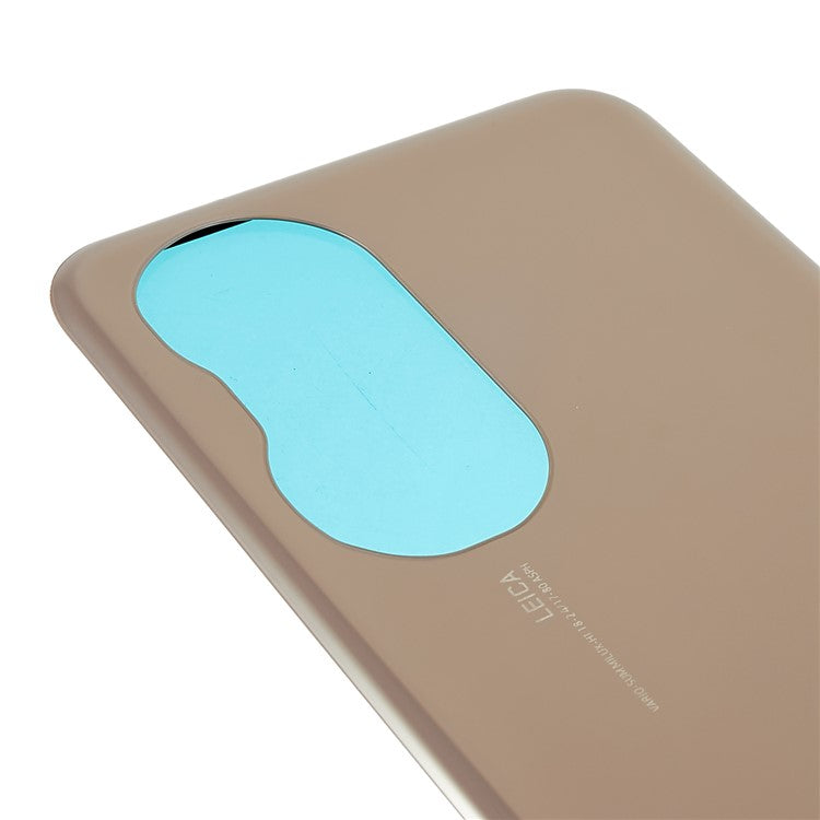 For Huawei P50 4G Battery Housing Cover with Adhesive Sticker Replacement Parts - Gold