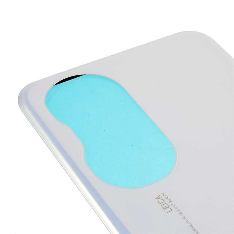 For Huawei P50 4G Battery Housing Cover with Adhesive Sticker Replacement Parts - White
