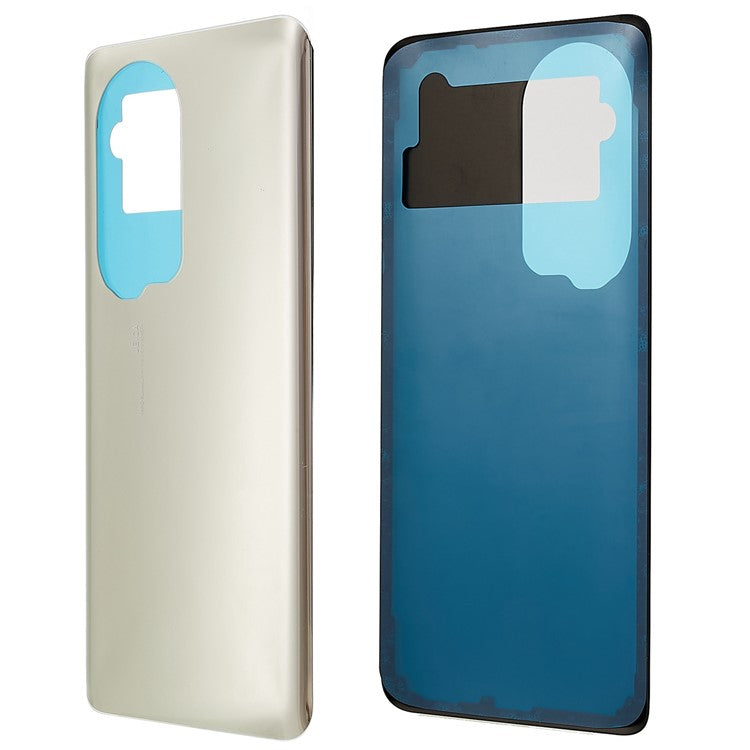 For Huawei P50 Pro 4G Battery Housing Cover with Adhesive Sticker Replacement Parts - Cocoa Gold