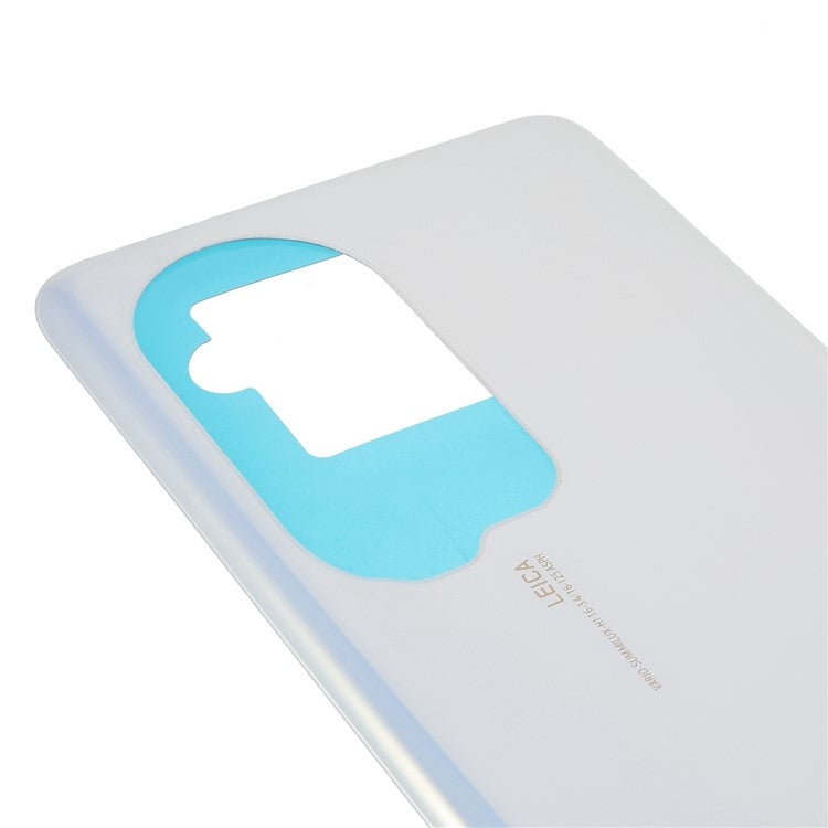 For Huawei P50 Pro 4G Battery Housing Cover with Adhesive Sticker Replacement Parts - Pearl White