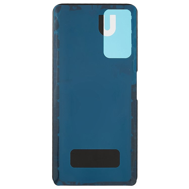 For Honor X10 5G Battery Housing Cover with Adhesive Sticker Replacement Parts - Silver