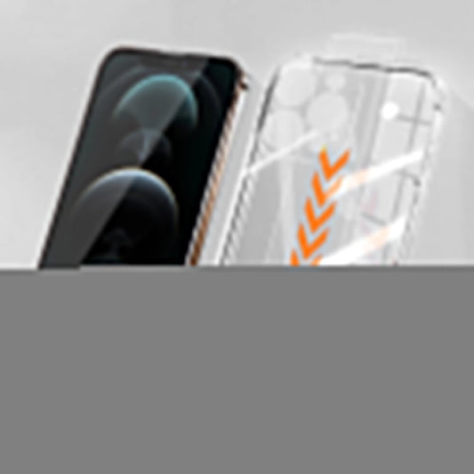 RURIHAI For iPhone 12 Pro Max Case Clear TPU Phone Cover with Easy Installation High Aluminium-Silicon Glass Film