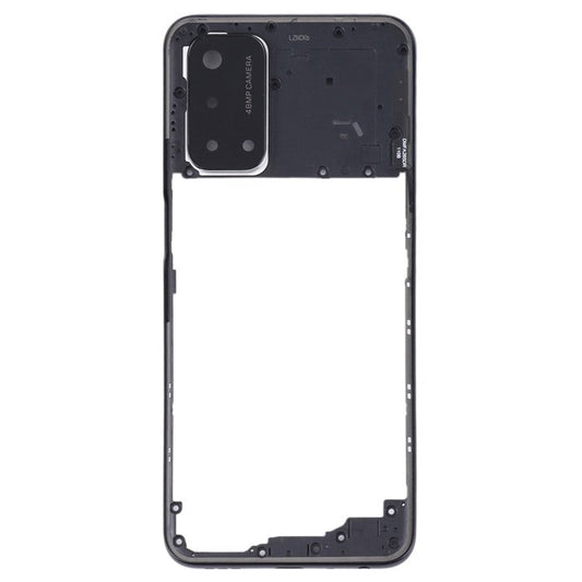 For Oppo A54 5G Middle Housing Plate Frame Replacement Part Cell Phone  Repair Accessories (without Logo) - Black