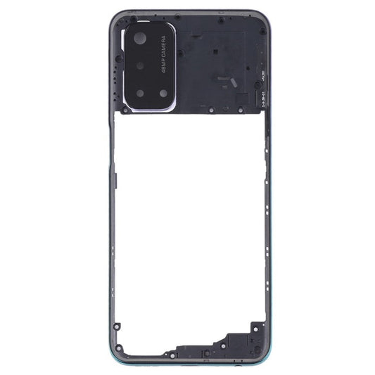 For Oppo A54 5G Middle Housing Plate Frame Replacement Part Cell Phone  Repair Accessories (without Logo) - Silver