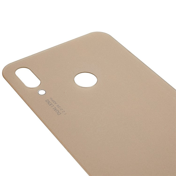 For Huawei P20 Lite (2018) / Nova 3e Back Battery Housing Cover Replacement Part - Gold