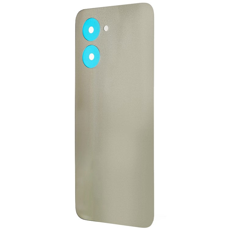 For Realme C33 4G Battery Housing Back Cover Replacement Part - Gold