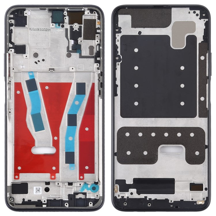 For Honor 9X HLK-AL00, HLK-TL00 OEM Middle Plate Frame Spare Part (without Logo) - Magic Night Black