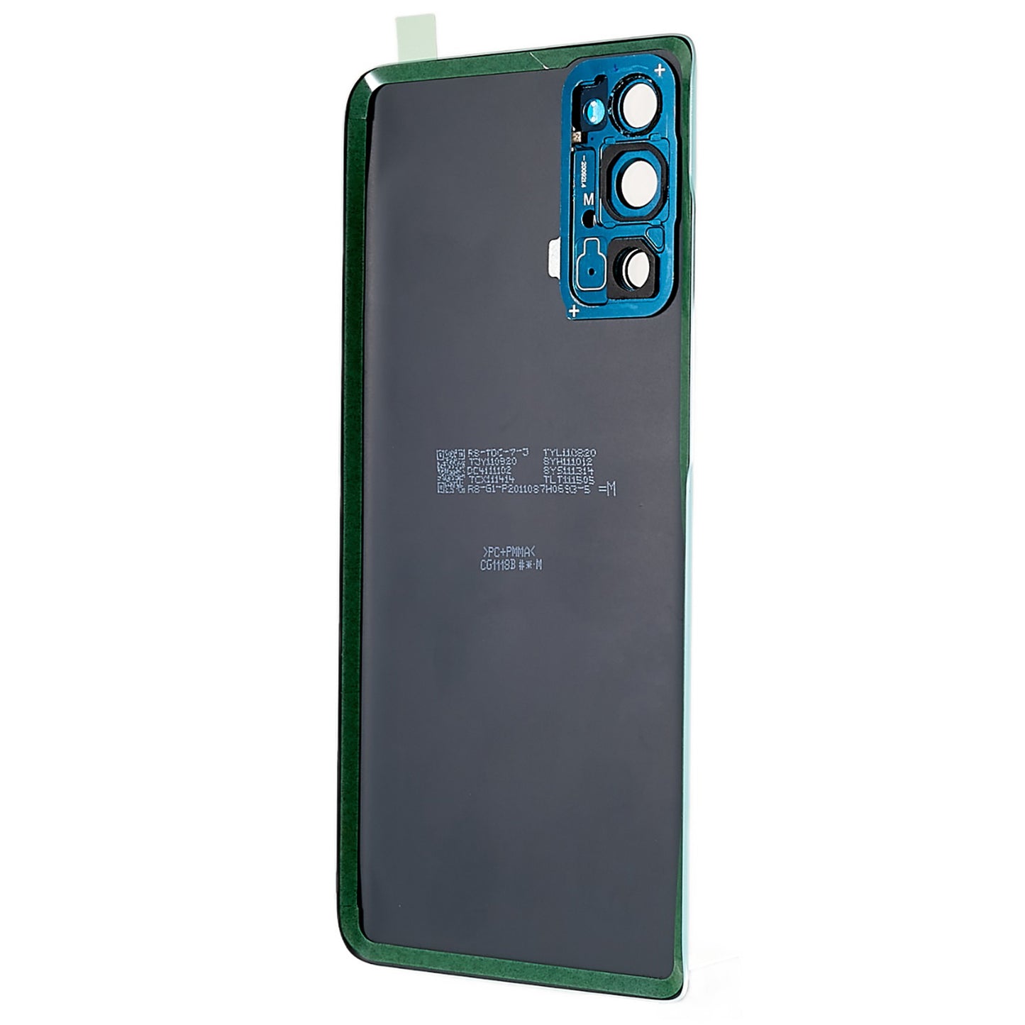 For Samsung Galaxy S20 FE 4G G780 / S20 FE 5G G781 Battery Housing with Adhesive Sticker + Camera Lens Cover - Green