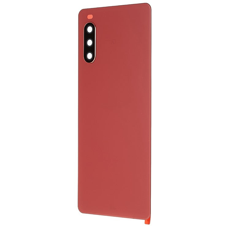 For Sony Xperia 10 III 5G OEM Battery Housing with Adhesive Sticker + Camera Lens Cover - Pink