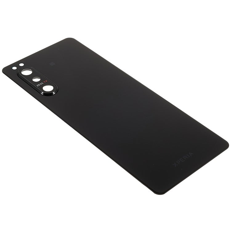 For Sony Xperia 5 II OEM Battery Housing with Adhesive Sticker + Camera Lens Cover - Black
