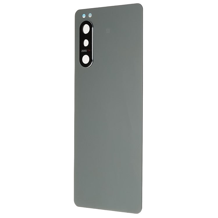 For Sony Xperia 5 II OEM Battery Housing with Adhesive Sticker + Camera Lens Cover - Grey