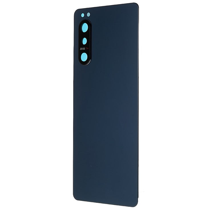 For Sony Xperia 5 II OEM Battery Housing with Adhesive Sticker + Camera Lens Cover - Blue