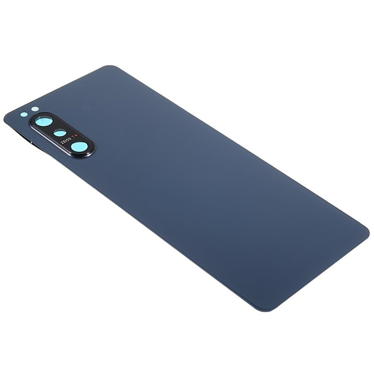 For Sony Xperia 5 II OEM Battery Housing with Adhesive Sticker + Camera Lens Cover - Blue