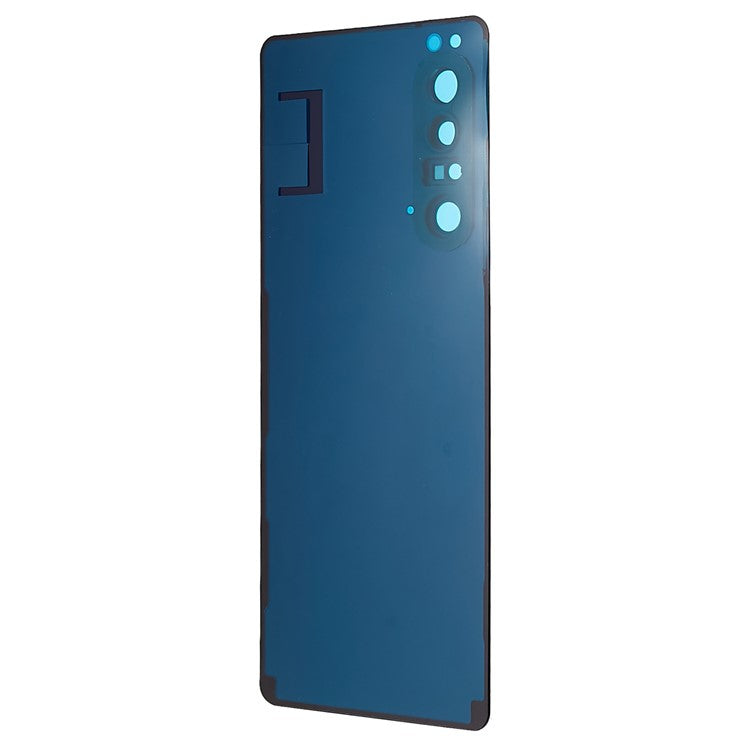 For Sony Xperia 1 II OEM Battery Housing with Adhesive Sticker + Camera Lens Cover - Purple