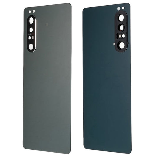 For Sony Xperia 1 II OEM Battery Housing with Adhesive Sticker + Camera Lens Cover - Green