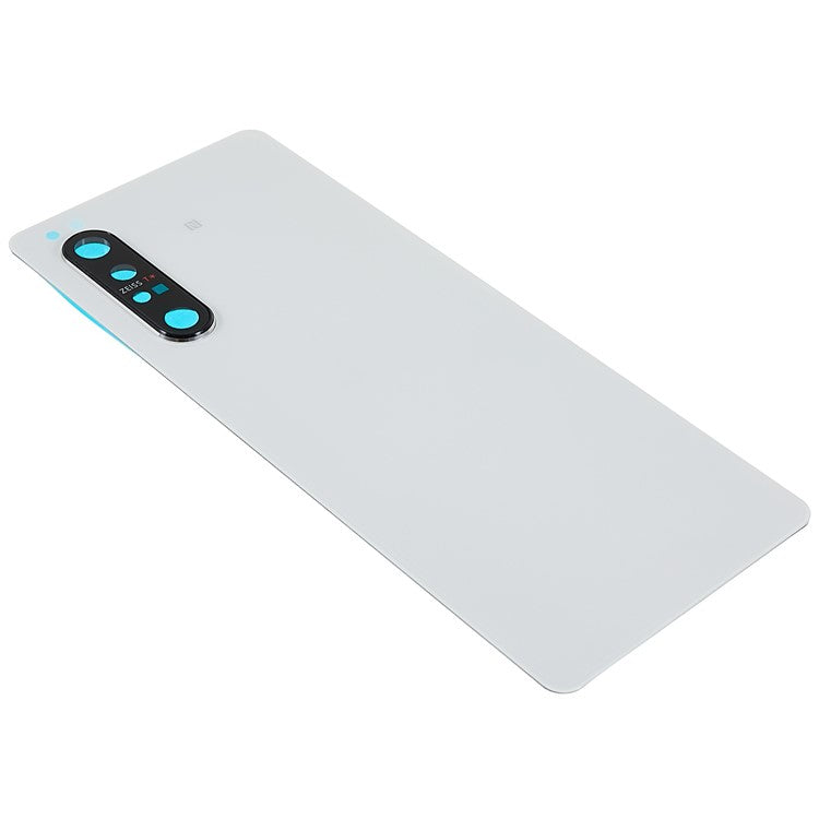 For Sony Xperia 1 II OEM Battery Housing with Adhesive Sticker + Camera Lens Cover - White