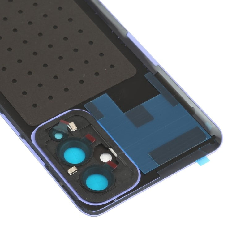 For OnePlus 9 (EU  /  US Version) OEM Battery Housing with Adhesive Sticker + Camera Lens Cover - Purple