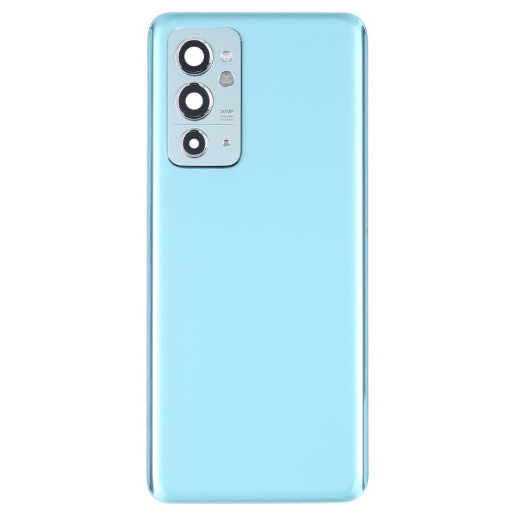 For OnePlus 9RT 5G OEM Battery Housing with Adhesive Sticker + Camera Lens Cover - Blue