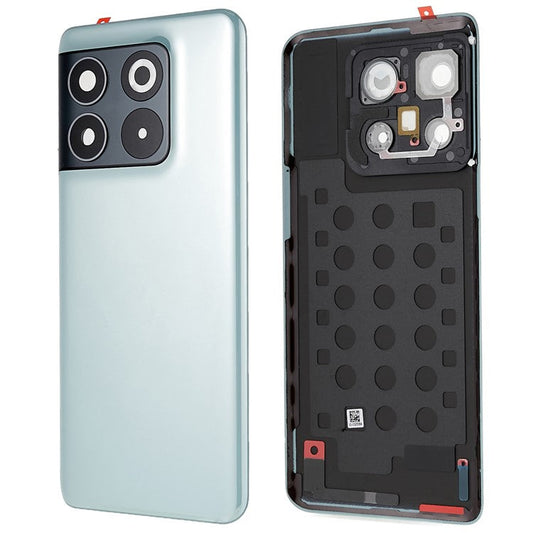 For OnePlus 10T 5G OEM Battery Housing with Adhesive Sticker + Camera Lens Cover - Green