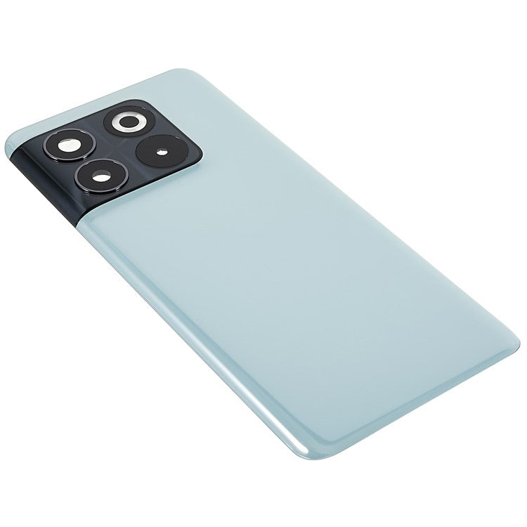 For OnePlus 10T 5G OEM Battery Housing with Adhesive Sticker + Camera Lens Cover - Green