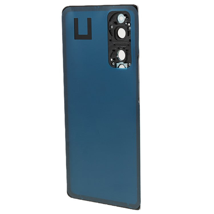 For Honor 70 5G Back Battery Housing Cover with Camera Ring Lens Cover Spare Part (without Logo) - Green