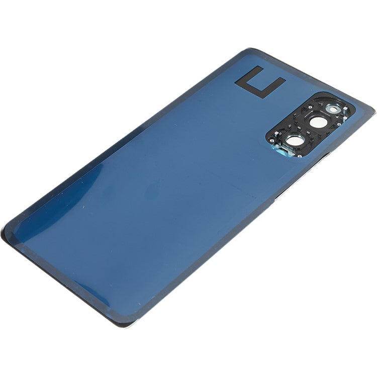 For Honor 70 5G Back Battery Housing Cover with Camera Ring Lens Cover Spare Part (without Logo) - Green