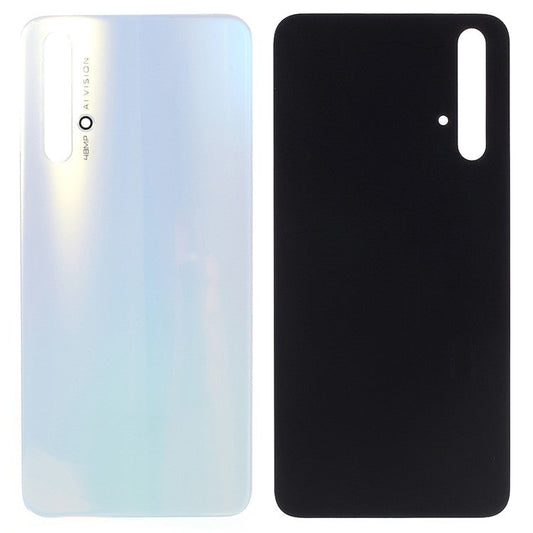 For Huawei Honor 20 Battery Rear Cover Back Housing Door Replacement (without Logo) - White